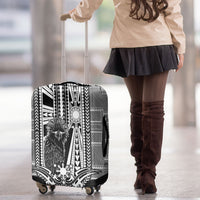 Mabuhay Philippines Festival Luggage Cover Philippine Eagle Sun Three Stars Barong Pattern DT05 - Polynesian Pride