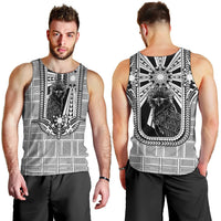 Mabuhay Philippines Festival Men Tank Top Philippine Eagle Sun Three Stars Barong Pattern DT05 - Polynesian Pride