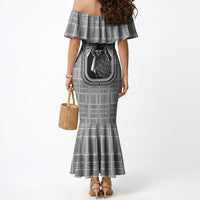 Mabuhay Philippines Festival Mermaid Dress Philippine Eagle Sun Three Stars Barong Pattern DT05 - Polynesian Pride