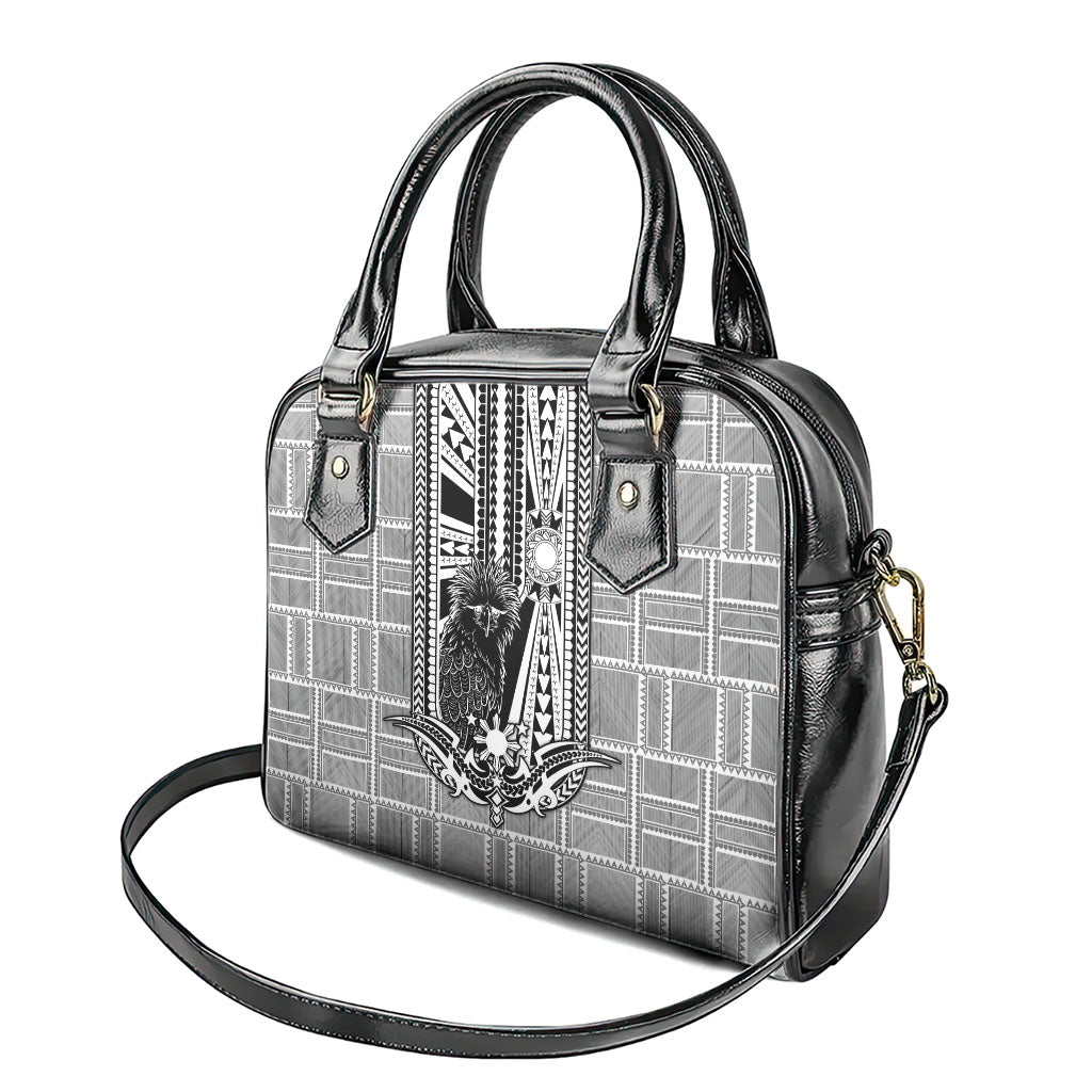 Mabuhay Philippines Festival Shoulder Handbag Philippine Eagle Sun Three Stars Barong Pattern DT05 - Polynesian Pride