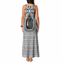 Mabuhay Philippines Festival Tank Maxi Dress Philippine Eagle Sun Three Stars Barong Pattern DT05 - Polynesian Pride