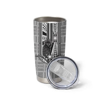 Mabuhay Philippines Festival Tumbler Cup Philippine Eagle Sun Three Stars Barong Pattern DT05 - Polynesian Pride