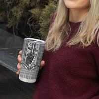 Mabuhay Philippines Festival Tumbler Cup Philippine Eagle Sun Three Stars Barong Pattern DT05 - Polynesian Pride