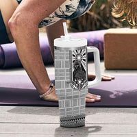 Mabuhay Philippines Festival Tumbler With Handle Philippine Eagle Sun Three Stars Barong Pattern DT05 - Polynesian Pride