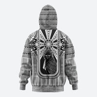 Mabuhay Philippines Festival Zip Hoodie Philippine Eagle Sun Three Stars Barong Pattern DT05 - Polynesian Pride