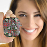 Red Binakol Motifs With Jasminum Sambac AirPods Case Mabuhay Philippines Festival DT05 - Polynesian Pride