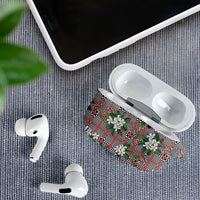 Red Binakol Motifs With Jasminum Sambac AirPods Case Mabuhay Philippines Festival DT05 - Polynesian Pride