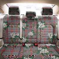 Red Binakol Motifs With Jasminum Sambac Back Car Seat Cover Mabuhay Philippines Festival DT05 - Polynesian Pride