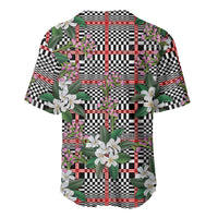 Red Binakol Motifs With Jasminum Sambac Baseball Jersey Mabuhay Philippines Festival DT05 - Polynesian Pride