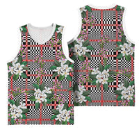 Red Binakol Motifs With Jasminum Sambac Basketball Jersey Mabuhay Philippines Festival DT05 - Polynesian Pride