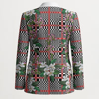 Red Binakol Motifs With Jasminum Sambac Blazer Mabuhay Philippines Festival DT05 - Polynesian Pride