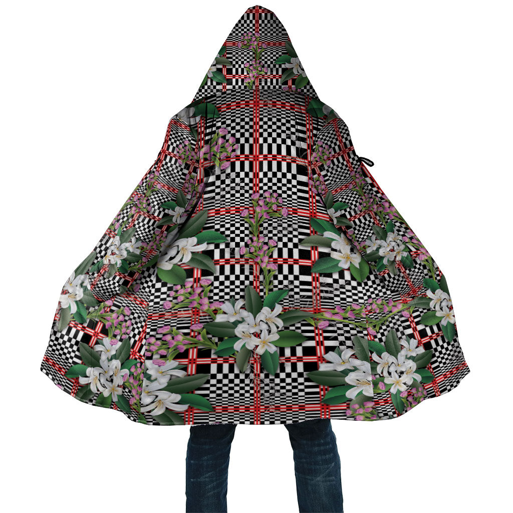 Red Binakol Motifs With Jasminum Sambac Cloak Mabuhay Philippines Festival DT05 Unisex Red - Polynesian Pride