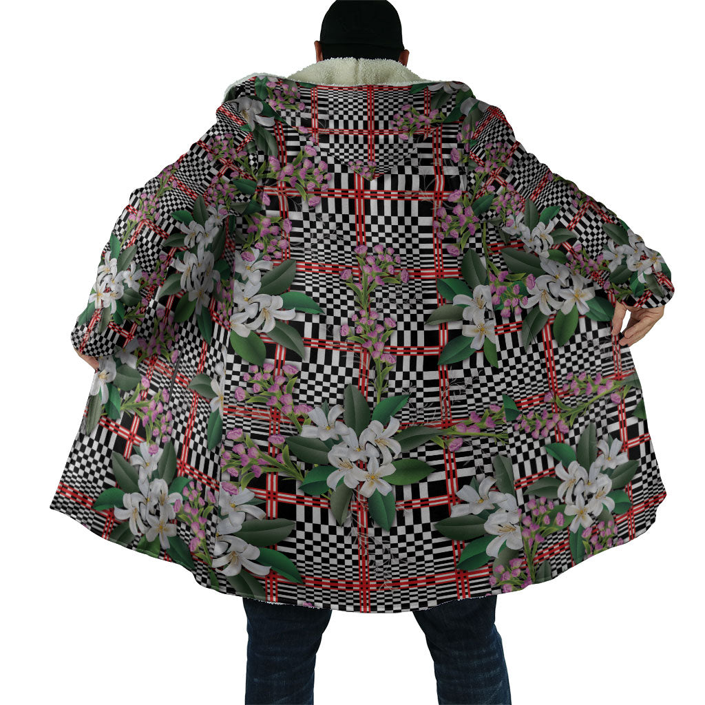 Red Binakol Motifs With Jasminum Sambac Cloak Mabuhay Philippines Festival DT05 - Polynesian Pride