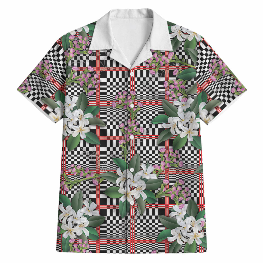 Red Binakol Motifs With Jasminum Sambac Hawaiian Shirt Mabuhay Philippines Festival DT05 Red - Polynesian Pride