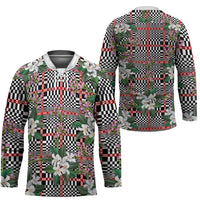 Red Binakol Motifs With Jasminum Sambac Hockey Jersey Mabuhay Philippines Festival DT05 - Polynesian Pride