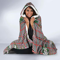Red Binakol Motifs With Jasminum Sambac Hooded Blanket Mabuhay Philippines Festival DT05 - Polynesian Pride