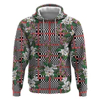 Red Binakol Motifs With Jasminum Sambac Hoodie Mabuhay Philippines Festival DT05 Pullover Hoodie Red - Polynesian Pride