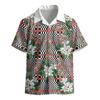 Red Binakol Motifs With Jasminum Sambac Kid Hawaiian Shirt Mabuhay Philippines Festival DT05 - Polynesian Pride