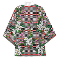 Red Binakol Motifs With Jasminum Sambac Kimono Mabuhay Philippines Festival DT05 - Polynesian Pride