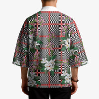 Red Binakol Motifs With Jasminum Sambac Kimono Mabuhay Philippines Festival DT05 - Polynesian Pride