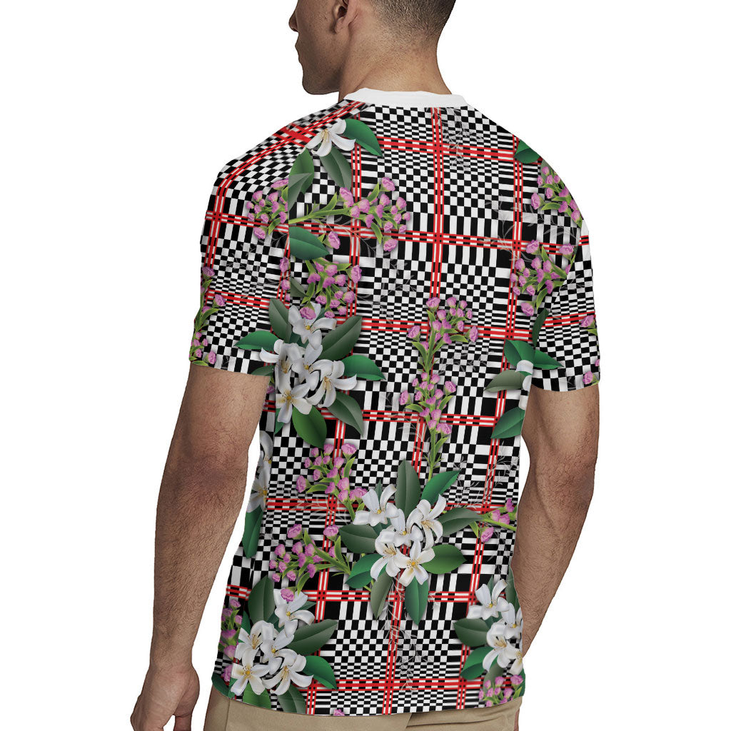 Red Binakol Motifs With Jasminum Sambac Rugby Jersey Mabuhay Philippines Festival DT05 - Polynesian Pride