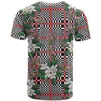 Red Binakol Motifs With Jasminum Sambac T Shirt Mabuhay Philippines Festival DT05 - Polynesian Pride