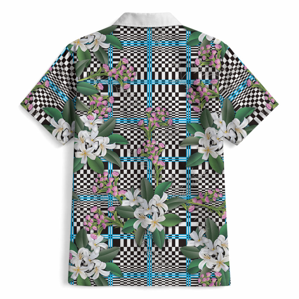 Blue Binakol Motifs With Jasminum Sambac Hawaiian Shirt Mabuhay Philippines Festival DT05 - Polynesian Pride
