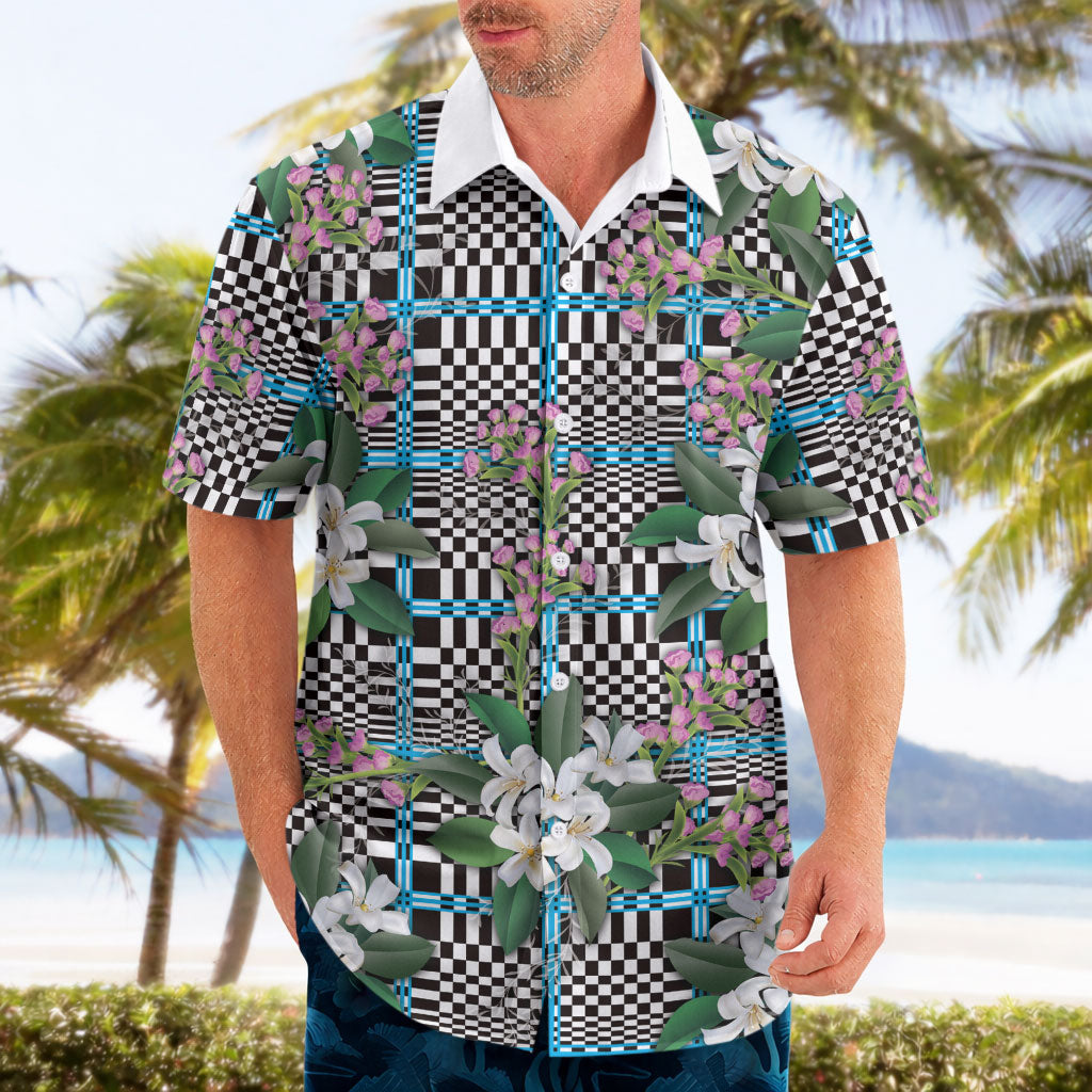 Blue Binakol Motifs With Jasminum Sambac Hawaiian Shirt Mabuhay Philippines Festival DT05 - Polynesian Pride