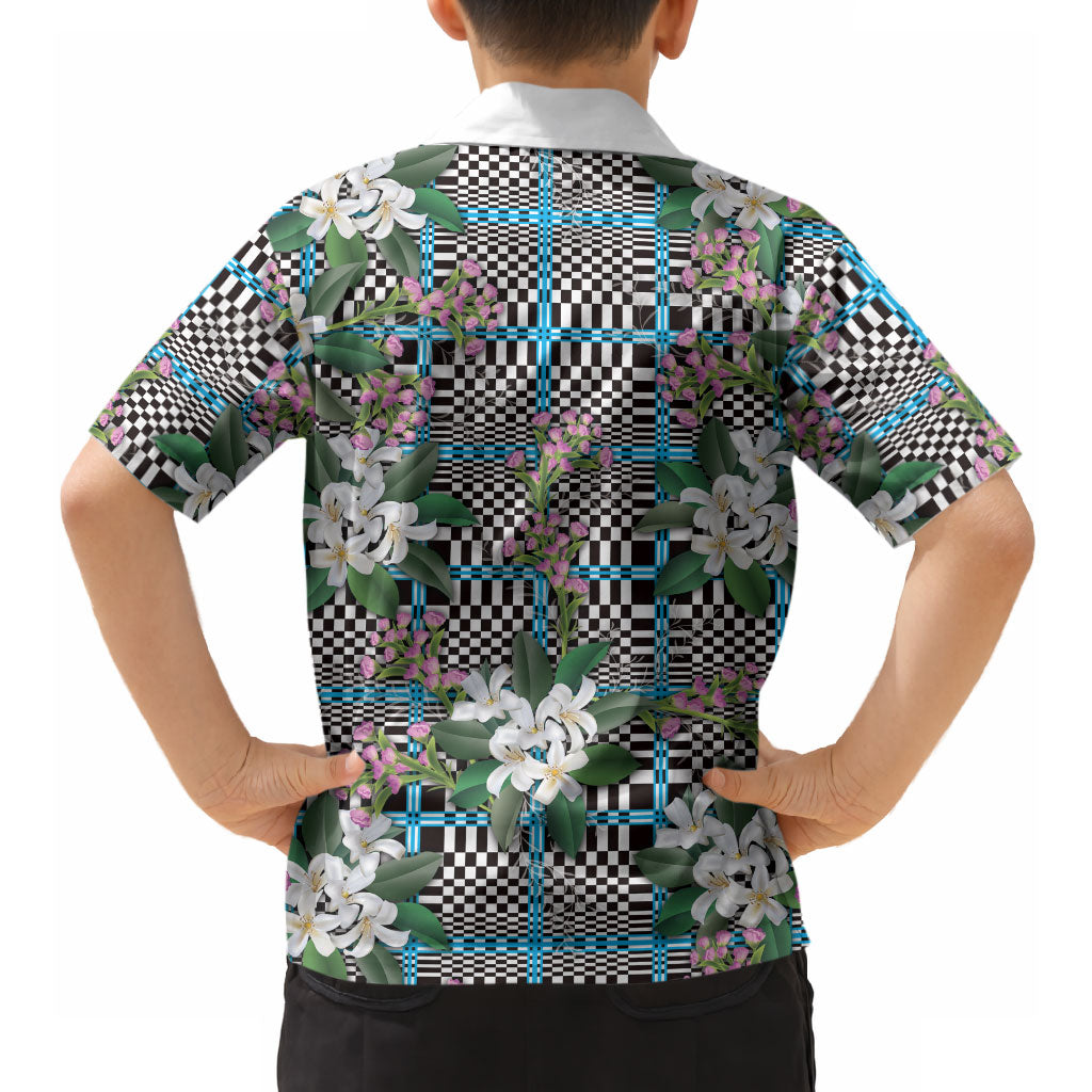Blue Binakol Motifs With Jasminum Sambac Hawaiian Shirt Mabuhay Philippines Festival DT05 - Polynesian Pride