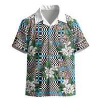 Blue Binakol Motifs With Jasminum Sambac Kid Hawaiian Shirt Mabuhay Philippines Festival DT05 - Polynesian Pride