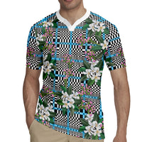Blue Binakol Motifs With Jasminum Sambac Rugby Jersey Mabuhay Philippines Festival DT05 - Polynesian Pride