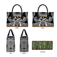 Polynesia Maui Black Tattoo Inspired Leather Bag Tropical Leaf Skirt Costume DT05 - Polynesian Pride