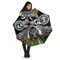 Polynesia Maui Black Tattoo Inspired Umbrella Tropical Leaf Skirt Costume DT05 - Polynesian Pride