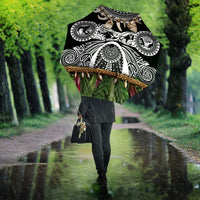 Polynesia Maui Black Tattoo Inspired Umbrella Tropical Leaf Skirt Costume DT05 - Polynesian Pride