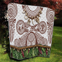 Polynesia Maui Umber Tattoo Inspired Quilt Tropical Leaf Skirt Costume DT05 - Polynesian Pride