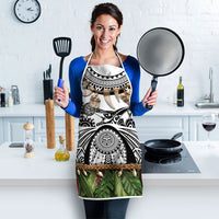 Polynesia Maui White Tattoo Inspired Apron Tropical Leaf Skirt Costume DT05 - Polynesian Pride
