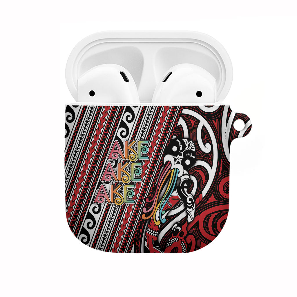 Maori Language Week AirPods Case Ake Ake Ake Tribal Patterns