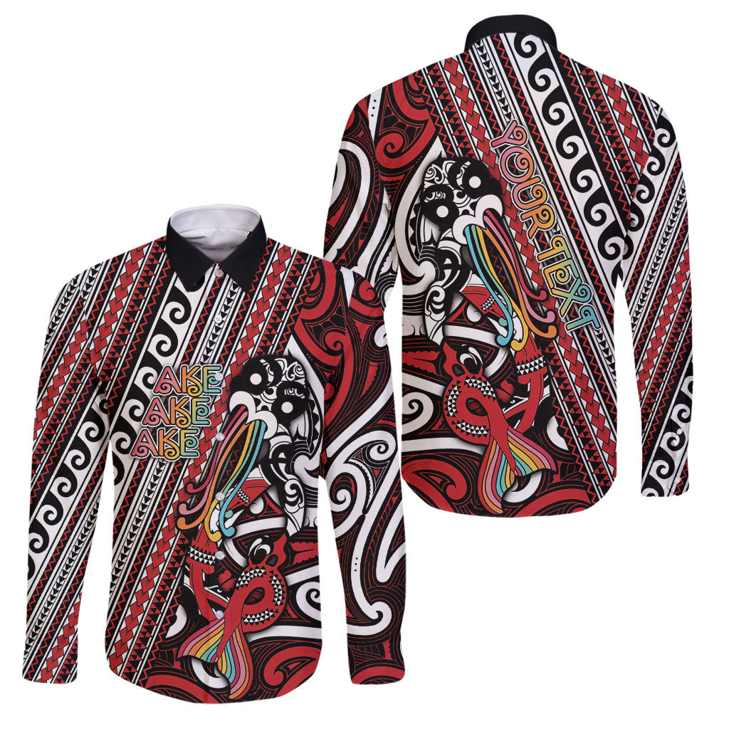 Personalised Maori Language Week Family Matching Short Sleeve Bodycon Dress and Hawaiian Shirt Ake Ake Ake Tribal Patterns