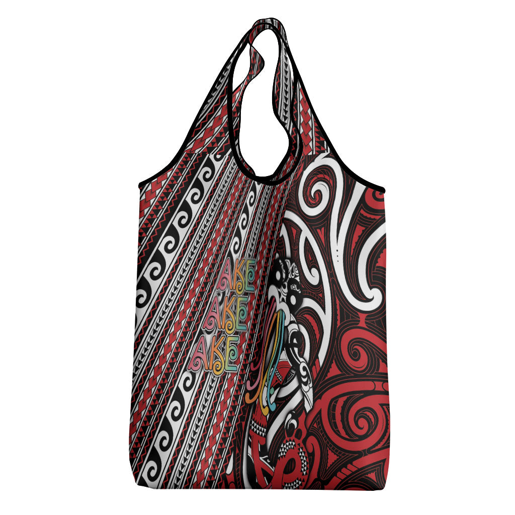 Maori Language Week Grocery Bag Ake Ake Ake Tribal Patterns