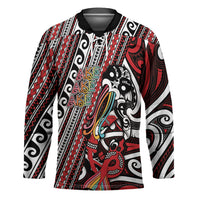 Personalised Maori Language Week Hockey Jersey Ake Ake Ake Tribal Patterns