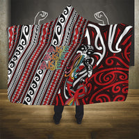 Maori Language Week Hooded Blanket Ake Ake Ake Tribal Patterns