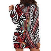 Personalised Maori Language Week Hoodie Dress Ake Ake Ake Tribal Patterns