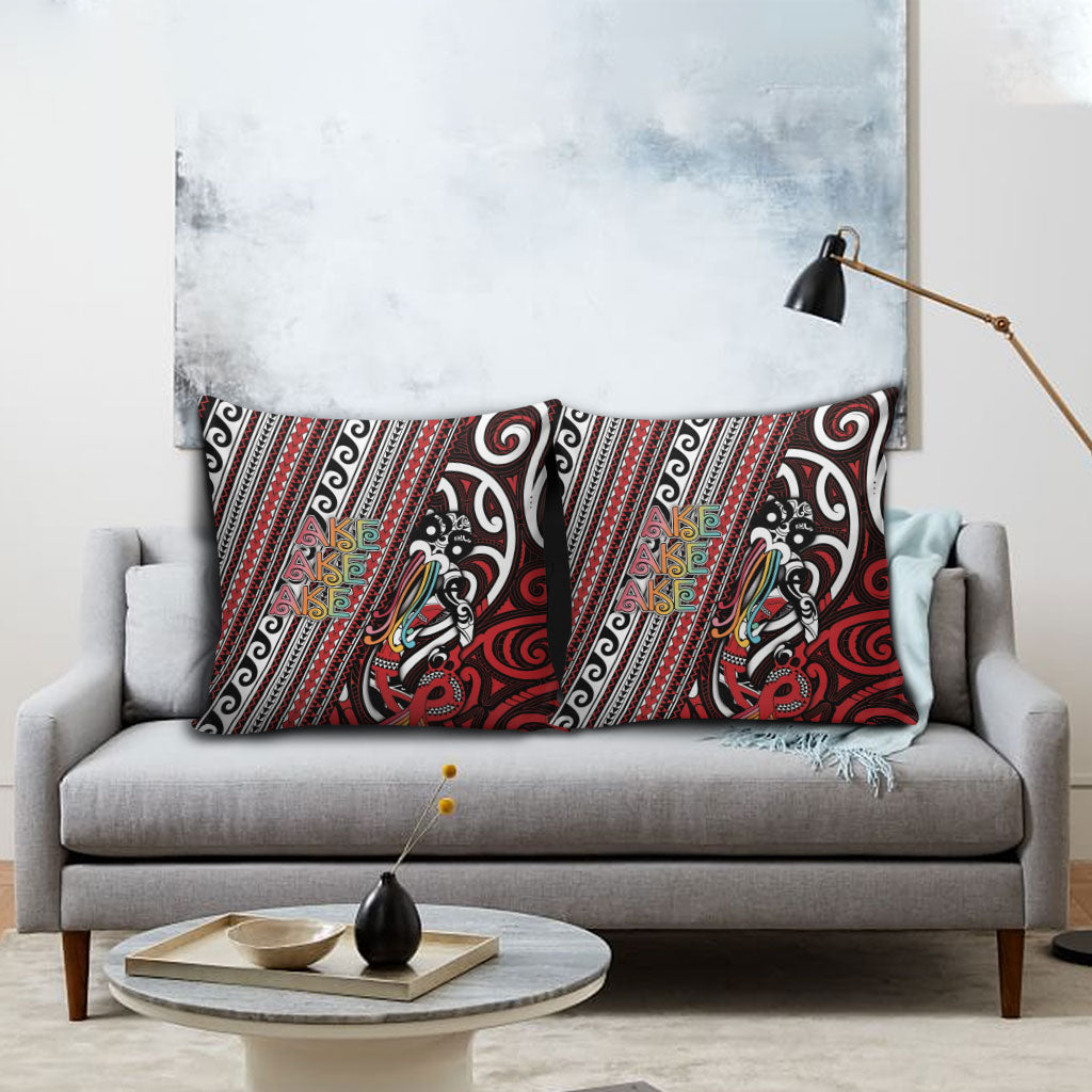 Maori Language Week Pillow Cover Ake Ake Ake Tribal Patterns