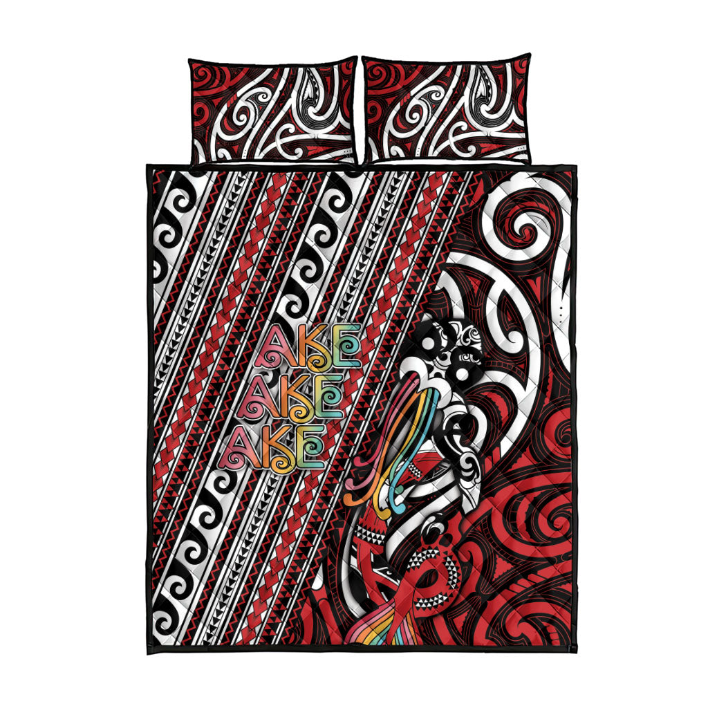 Maori Language Week Quilt Bed Set Ake Ake Ake Tribal Patterns