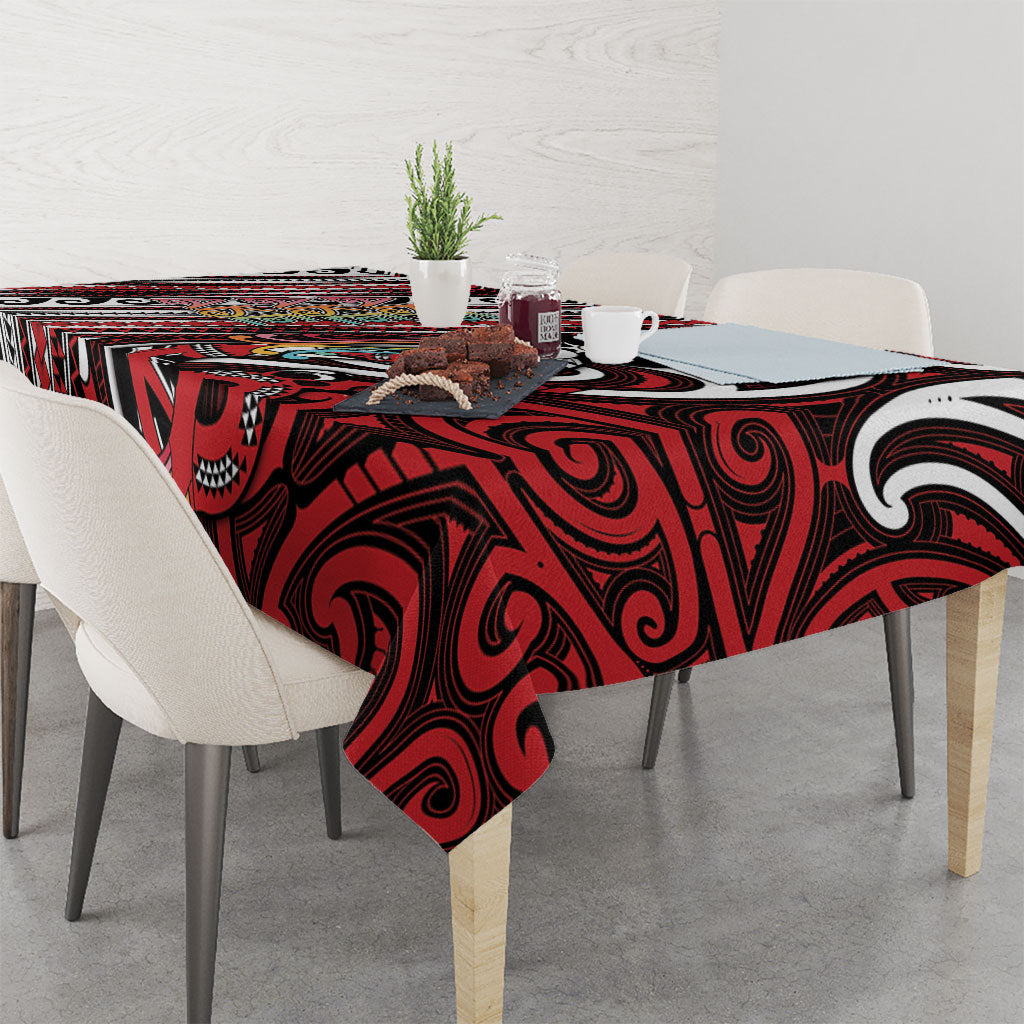 Maori Language Week Tablecloth Ake Ake Ake Tribal Patterns