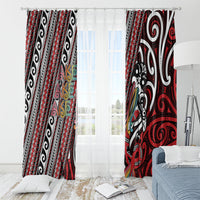 Maori Language Week Window Curtain Ake Ake Ake Tribal Patterns