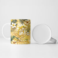 Hawaii Banana Dolphin Ceramic Mug Cute Cosplay Naiʻa Fish Tribal Patterns DT05 - Polynesian Pride