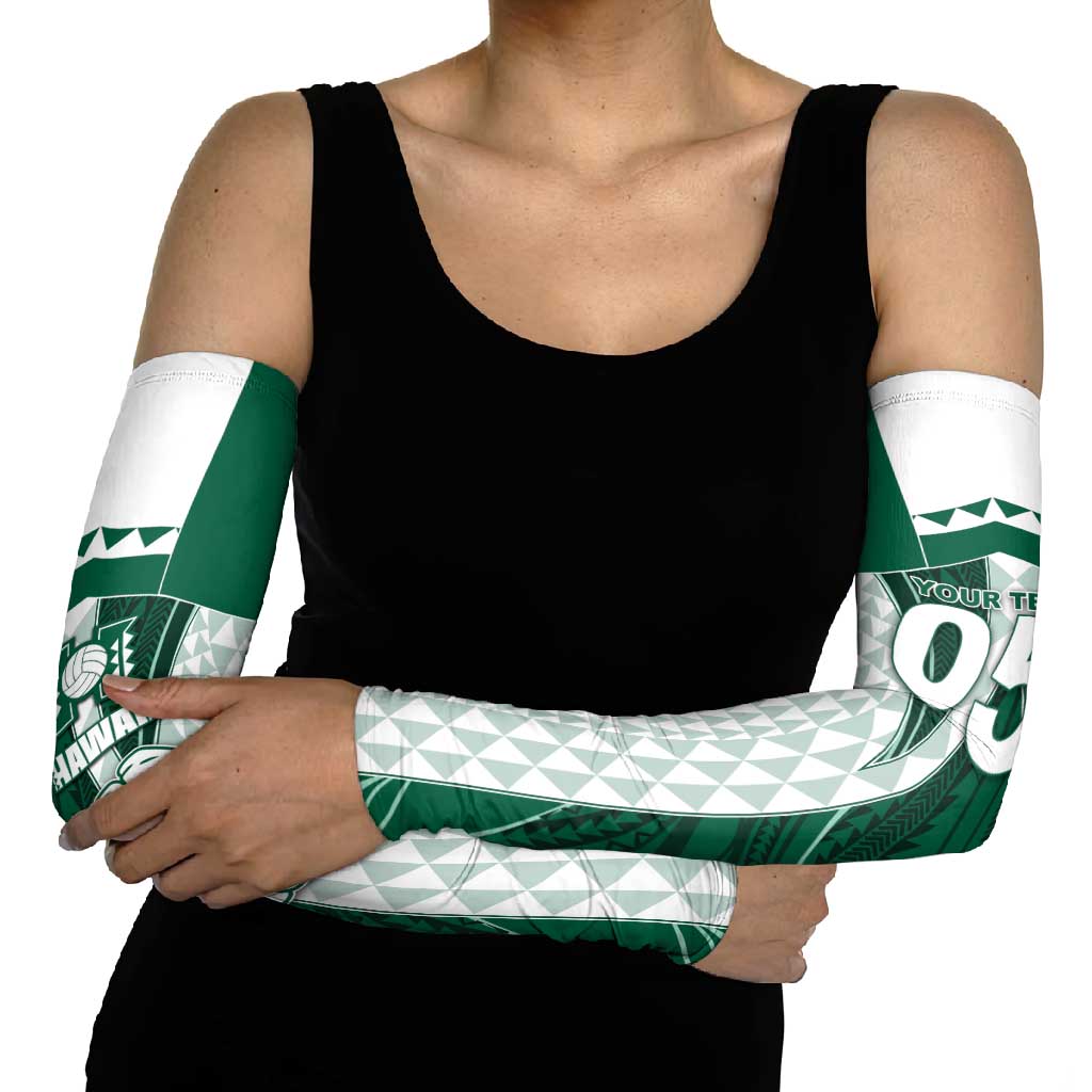 Custom Hawaii Volleyball Arm Sleeves Shaka Aloha Hand DT05 - Polynesian Pride