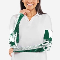 Custom Hawaii Volleyball Arm Sleeves Shaka Aloha Hand DT05 - Polynesian Pride