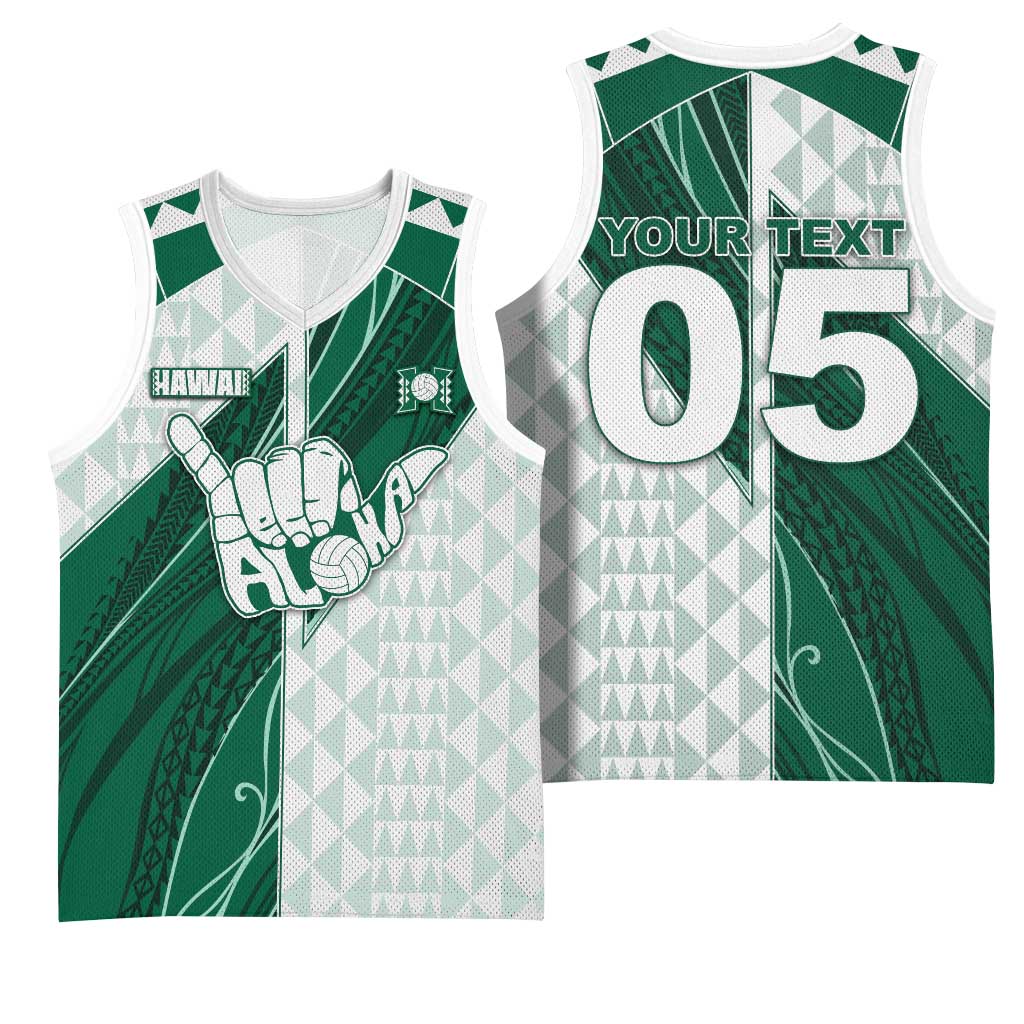 Custom Hawaii Volleyball Basketball Jersey Shaka Aloha Hand DT05 - Polynesian Pride